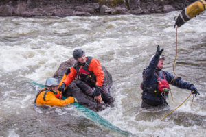 Swiftwater Rescue Training in Montana