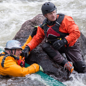 River Rescue Boat Pin and Entrapement